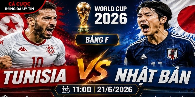 Soi kèo Tunisia vs Nhật Bản chi tiết